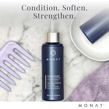 MONAT Unknot Detangler - Vegan, Lightweight, Anti Frizz Spray