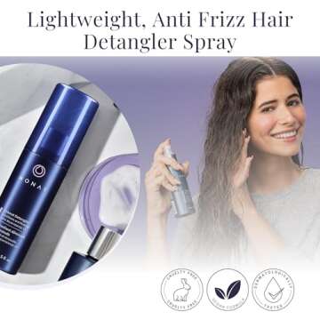 MONAT Unknot Detangler - Vegan, Lightweight, Anti Frizz Spray