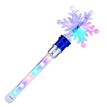 IPIDIPI TOYS Christmas Snowflake Wand Light Up Magic Toy