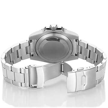 ADDIESDIVE Automatic Diver Watches for Men NH35A 41 MM Black Dial Green Bezel Waterproof 200 M Stainless Steel