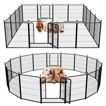 FXW Dog Playpen for Indoor and Outdoor Use - 32 Inch Panels