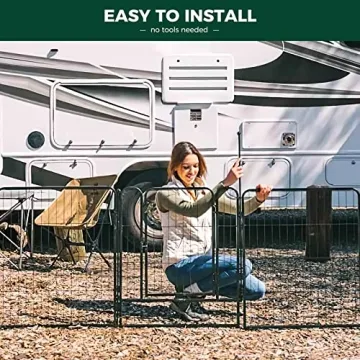 FXW Dog Playpen for Indoor and Outdoor Use - 32 Inch Panels