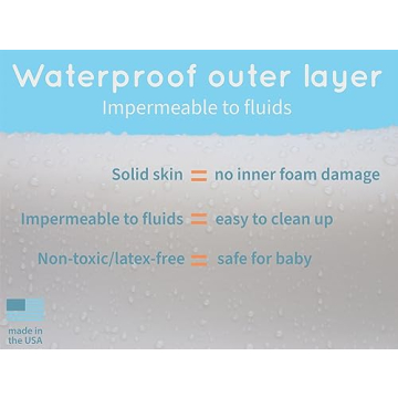 Keekaroo Peanut Changer Baby Vanilla– The Original Made in USA Easy-to-Clean Changing pad and The only Shell Over Foam, Fully impermeable to Fluid