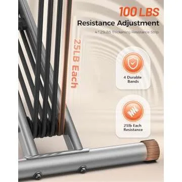 Sportsroyals Squat Machine - Home Fitness Equipment for All