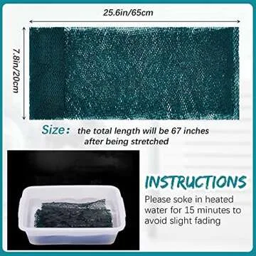 African Net Bath Sponge Long Exfoliating Body Scrubber Net Dual Sided Nylon Bath Towel Back Scrubber Skin Smoother for Women and Men Showering, Massaging, and Stocking Stuffer (Nurse Green)