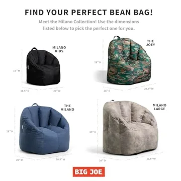 Big Joe Milano Outdoor Beanbag Chair for Everyone