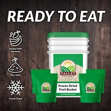 Freeze Dried Fruit Bucket for Emergency Food Supply