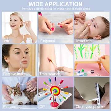 Double Precision Cotton Swabs - 800 Eco-Friendly Tips