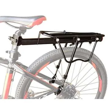 COMINGFIT Adjustable 110 Lbs Bike Cargo Rack For Easy Transport