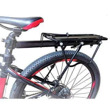 COMINGFIT Adjustable 110 Lbs Bike Cargo Rack For Easy Transport