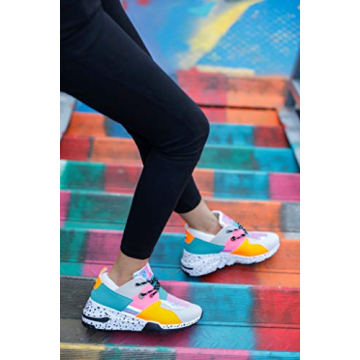 LUCKY STEP Women Leopard Sneakers for Stylish Comfort