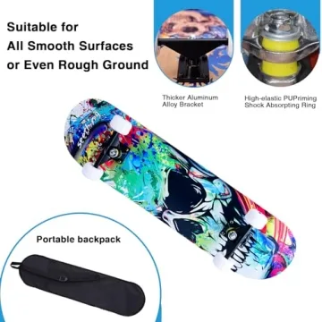 Standout Skateboard for All Ages - 31''x8'' Premium