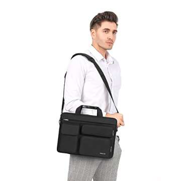MOSISO Laptop Shoulder Bag for MacBook and More