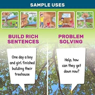 SkillEase Story Cue Cards - Enhance Language Skills for Kids