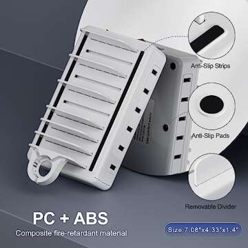 Honcila 6-Port Fast Charging Station for Multiple Devices