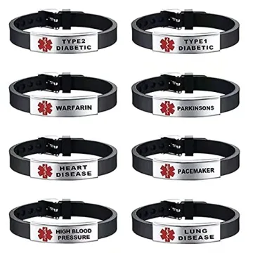 KunBead EPILEPSY Medical Alert Bracelet - Adjustable & Durable