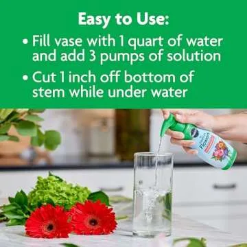 Miracle-Gro for Fresh Cut Flowers, 8 oz., For All Bouquets and Cut Flowers, 2-Pack