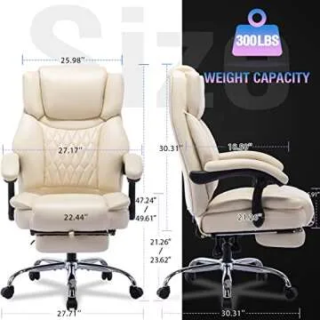 High Back Massage Reclining Office Chair for Comfort