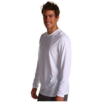 Nike Men's Legend Poly Long Sleeve Dri-FIT Training Shirt for Optimal Comfort