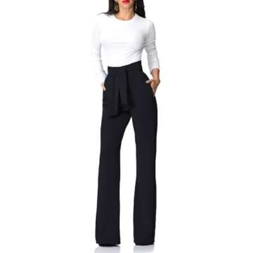 Lucuna Women's High Waisted Dress Pants for Work