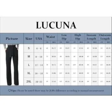 Lucuna Women's High Waisted Dress Pants for Work