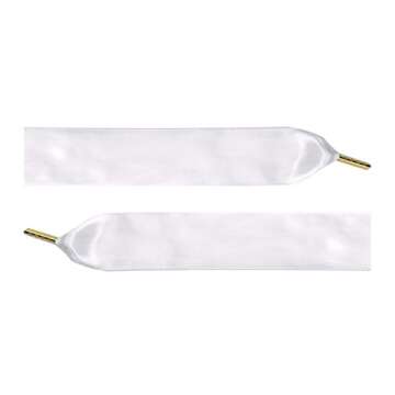 Stylish ZOOEASS Satin Ribbon Shoelaces for All Shoes