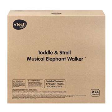 VTech Toddle and Stroll Musical Elephant Walker