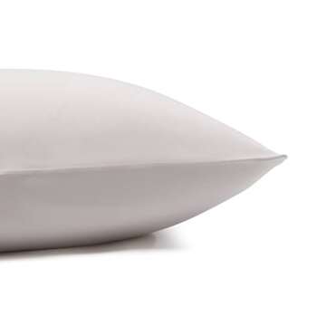 Amazon Basics 4 Piece Deluxe Microfiber Bed Sheets, Full Size, Light Gray, Solid