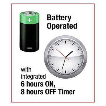 National Tree Company Pre-Lit Artificial Christmas Wreath, Green, Colonial Fir, White Lights, Decorated with Pine Cones, Berry Clusters, Christmas Collection, 24 Inches