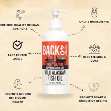 BACK 40 Wild Alaskan Fish Oil - Omega-3 for Pets