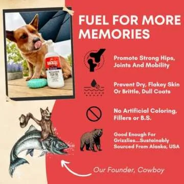 BACK 40 Wild Alaskan Fish Oil - Omega-3 for Pets