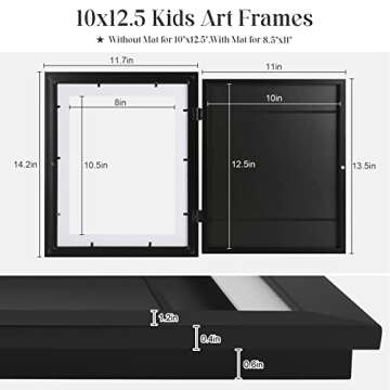 Kids Art Frames for Showcase and Portfolio Storage