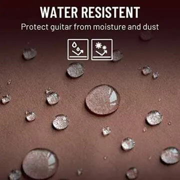 CAHAYA Guitar Bag 40 41 42 In 6 Pockets Guitar Case Water Resistent Oxford Cloth 0.5 In Extra Thick Sponge Padded for Acoustic Classical Guitar with Anti-theft Pocket CY0150