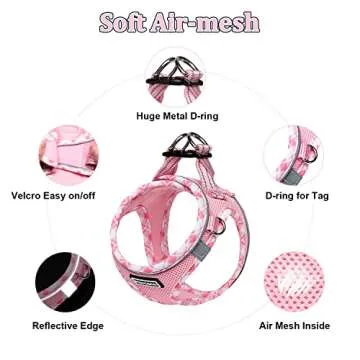 Soft Mesh Dog Harness - Lightweight & Reflective for Pets