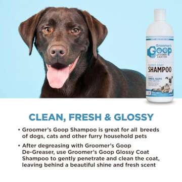 Groomer's Goop Glossy Coat Shampoo for Pets - 16 oz