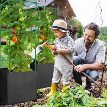 Garden Tomato Cages with Grow Bags for Vertical Plants