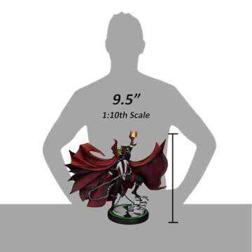 McFarlane Toys - Spawn #301 by Todd McFarlane (Black White & Red All Over) 1:10 Scale Resin Statue
