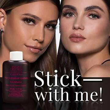 Ardell LashTite Lash Adhesive, Dark Eyelash Glue for Individual Lashes - Long-Lasting Waterproof Las...