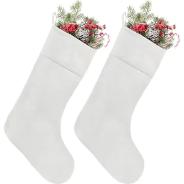 Juinipe Christmas Velvet Stocking Set - Elegant Holiday Decor for 2023