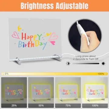 Colorful LED Note Board with Dynamic Lighting For Kids