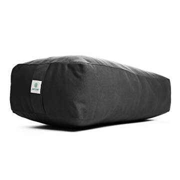 Incline Fit Supportive Yoga Bolster with Removable Cover