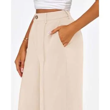 Elegant Zenlonr Women's Wide Leg Palazzo Pants for Fall