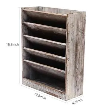 SuperbPag Wood Hanging File Organizer for Home and Office