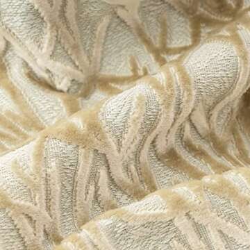 Yangest Beige Twigs Lumbar Throw Pillow Cover Branches Velvet Cushion Case Neutral Oblong Pillowcase for Sofa Couch Bedroom Living Room Home Decor, 12x20 Inch