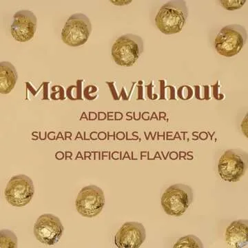 ChocZero Royal Truffle 3-Pack - Premium Gluten Free Milk Chocolate - Zero Sugar Added Hazelnut Chocolate (48 Truffles Total, 25.5 Ounces)