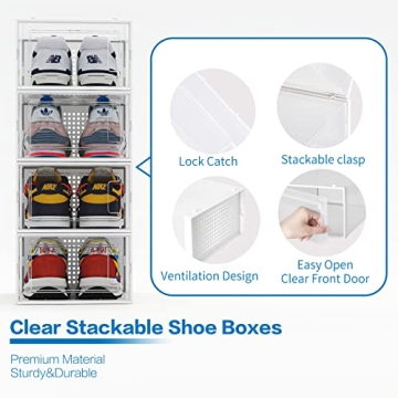 Seseno Shoe Storage Boxes for Organizing Your Collection