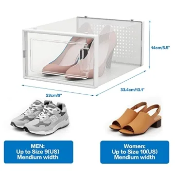 Seseno Shoe Storage Boxes for Organizing Your Collection