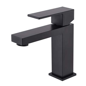 Luxurious Matte Black Bathroom Faucet - Sleek & Modern Design