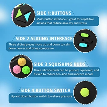 Fidget Dodecagon – 12-Side Stress Relief Toy for Everyone