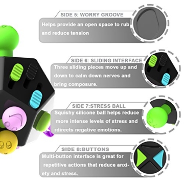 Fidget Dodecagon – 12-Side Stress Relief Toy for Everyone